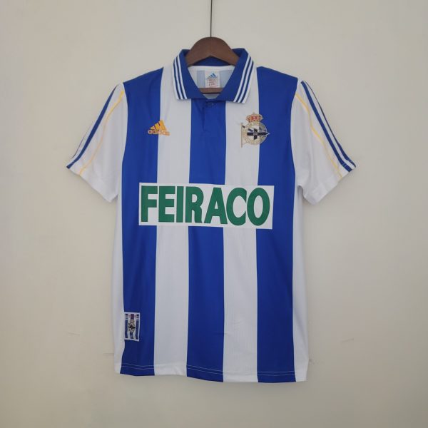 Camiseta Retro Deportivo de la Coruña 98/00 1ª equipación