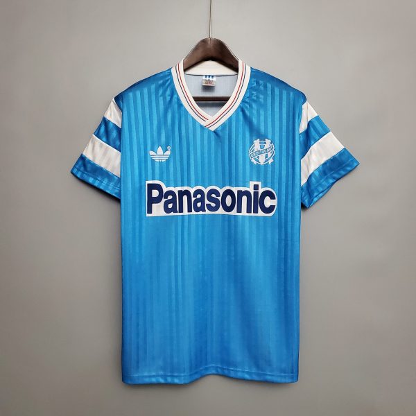 Camiseta Retro Olympique Marsella 90/91 2ª equipación
