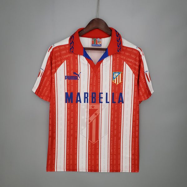 Camiseta Retro Atlético de Madrid 95/96 1ª equipación