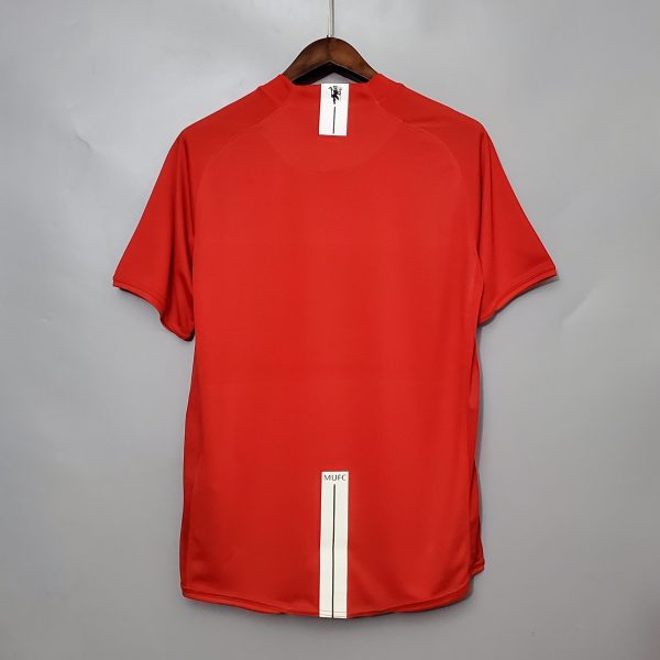 Camiseta Retro Manchester United 07/08 1ª equipación (Incluye parche de la foto) - Imagen 2