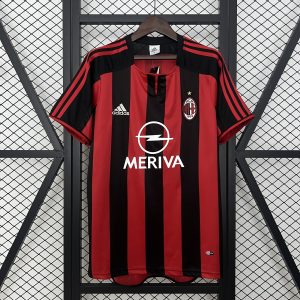 Camiseta Retro AC Milan 03/04 1ª equipación