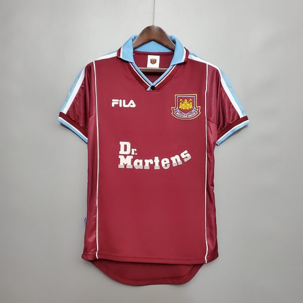 Camiseta Retro West Ham United 99/01 1ª equipación