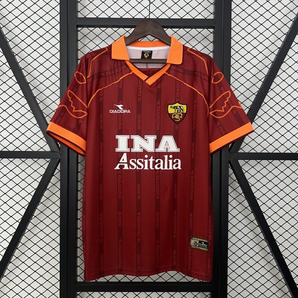 Camiseta Retro AS Roma 99/00 1ª equipación
