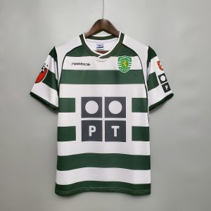 Camiseta Retro Sporting Lisboa 02/03 1ª equipación
