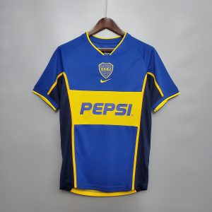 Camiseta Retro Boca Juniors 02/03 1ª equipación