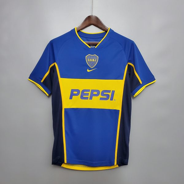 Camiseta Retro Boca Juniors 02/03 1ª equipación